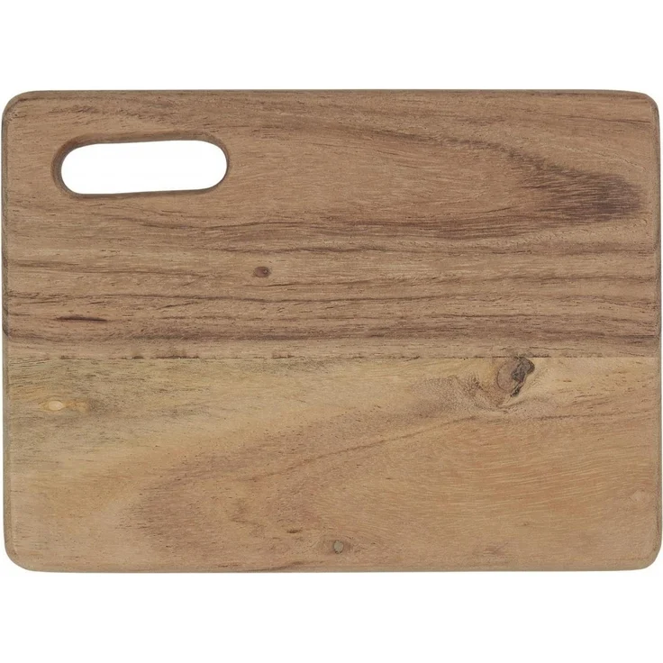Ib Laursen - Frühstücksbrettchen Schneidebrett 21x16cm Holz mit Loch 17072-00