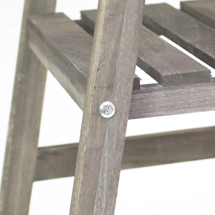 Holzregal "Leiter" Wandregal Ablageregal Regal Bücherregal Allzweckregal – Bild 5