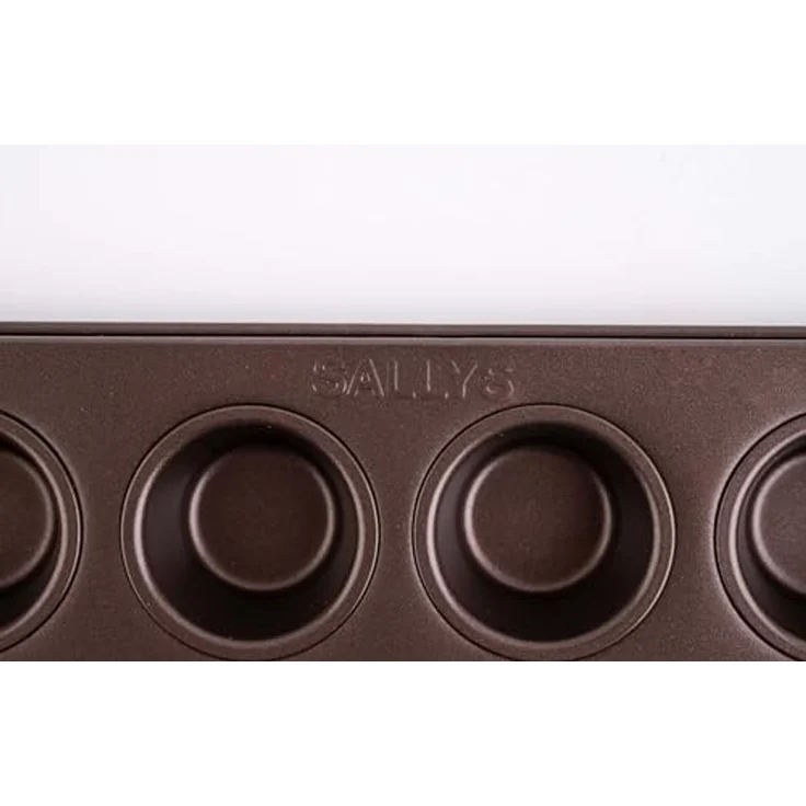 Sallys Muffinform für bis zu 24 Mini-Muffins, (24-tlg), hitzebeständig bis 240 °C – Bild 3