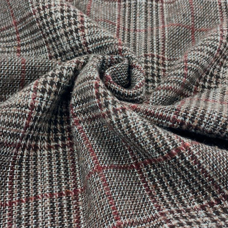heimtexland Dekokissen 2er Set Kissenhülle Tartan kariert Schottenkaro, verdeckter Reißverschluß – Bild 2