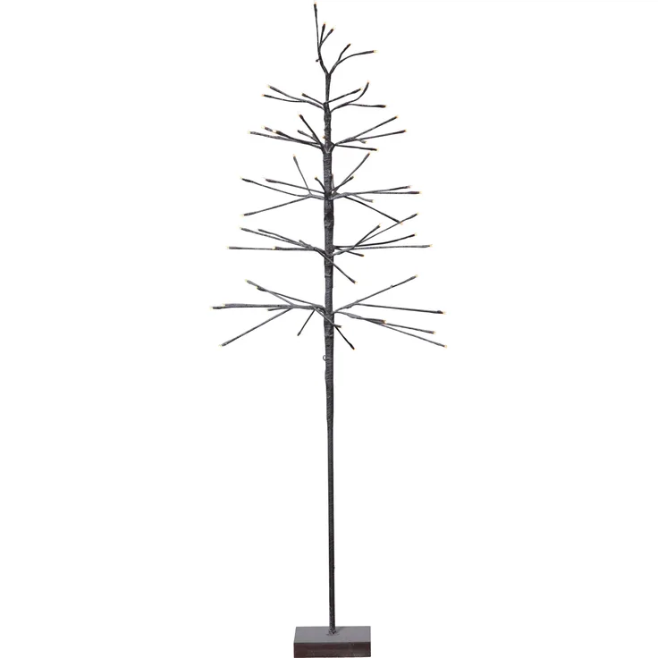 Star LED-Baum 'Snowfrost Tree', 63 warmwhite LED,braun,
