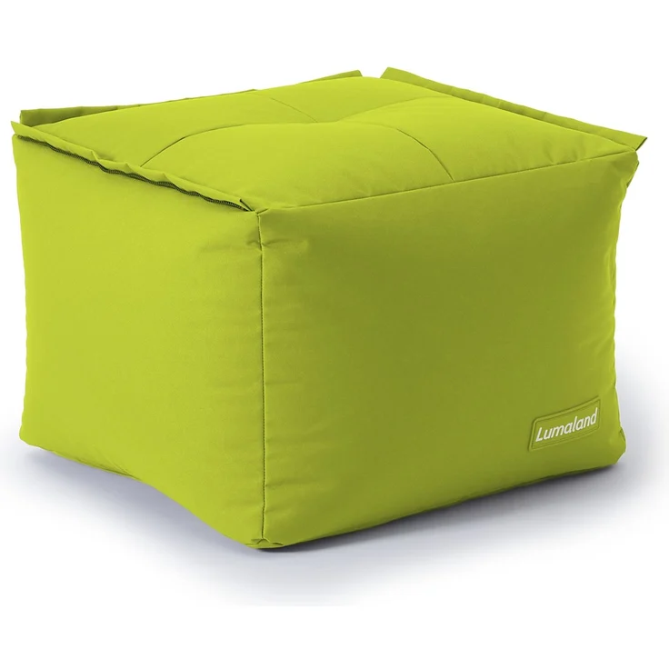Lumaland Sitzsack-Sofa, Polyester, Pouf, Apfelgrün, 40 x 54 x 54 cm – Bild 1