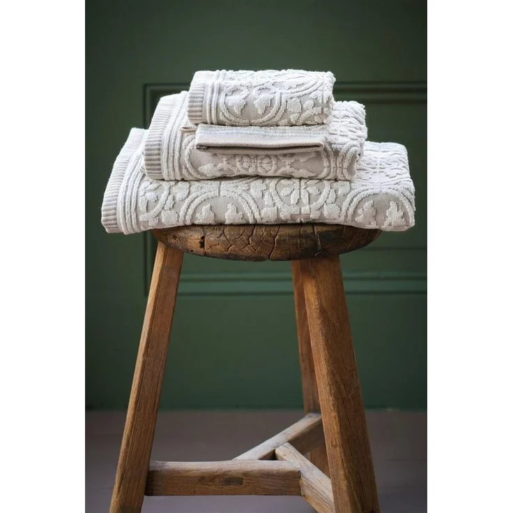 PiP Studio Handtuch Tile Pip Khaki 30X50 Set A 3 Khaki 100% Cotton, terry, 500 GSM 30, Baumwolle (1-St), Handtuch Frottetuch – Bild 1