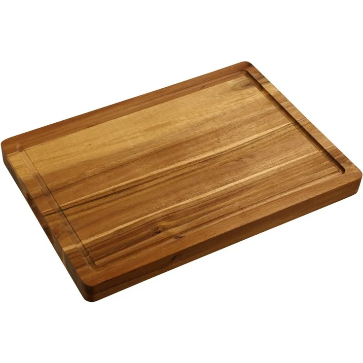 KESPER® Schneidebrett Tranchierbrett, Akazie, FSC, Akazienholz, (1-St), mit Saftrille – Bild 1