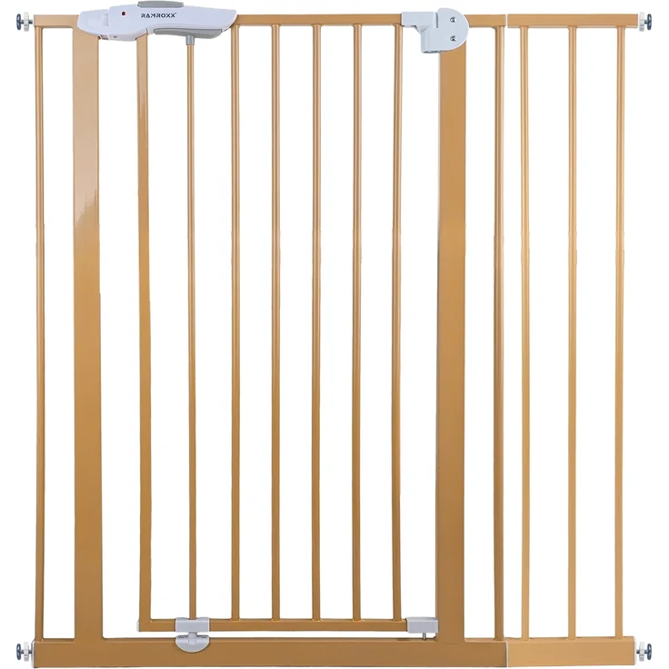 Absperrgitter Treppenschutzgitter beige für 95-105cm Durchgang 110cm Hoch