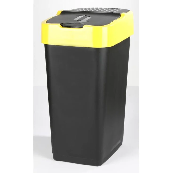 6x Abfalleimer Schwing Klappdeckel 35L Müll Küche Box Behälter Korb Trenner – Bild 8
