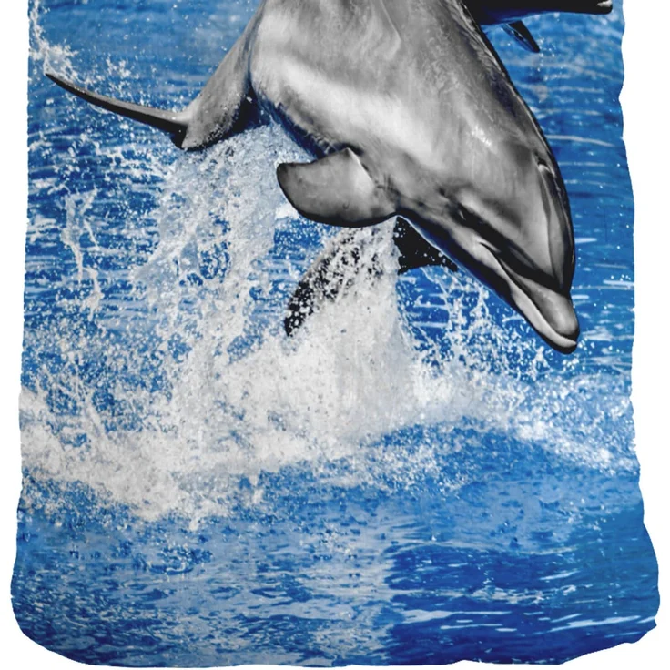 ESPiCO Sleep and Dream Bettwäsche Delphin 3D Digitaldruck blau Baumwolle 135 x 200 + 80 x 80 cm – Bild 3