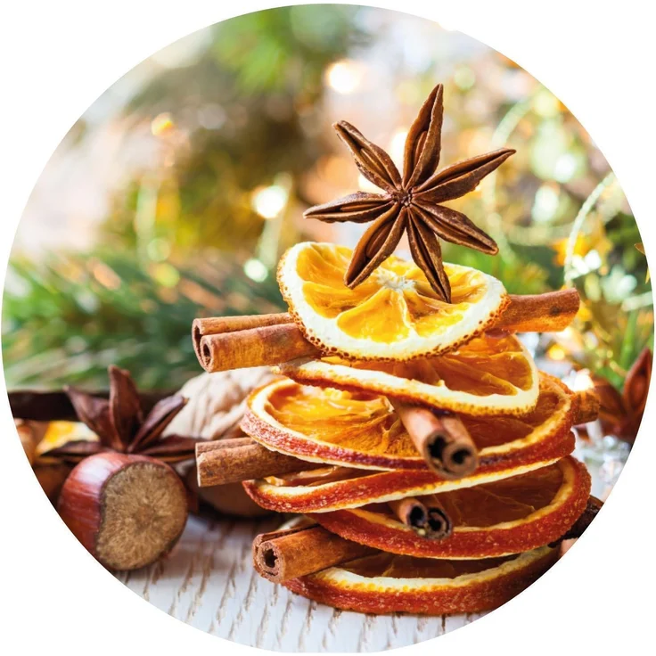 Duftkerze im Glas - Weihnachten Lila - Bonbon 120gr ( 30h ) – Bild 7