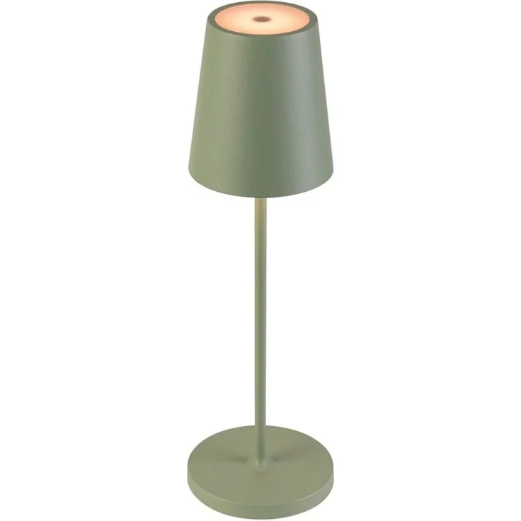 SLV VINOLINA TWO, Tischleuchte, Akku, IP65, 2200/2700/3000K, TOUCH, grün - Ambiente- Tisch- und Standleuchten – Bild 1