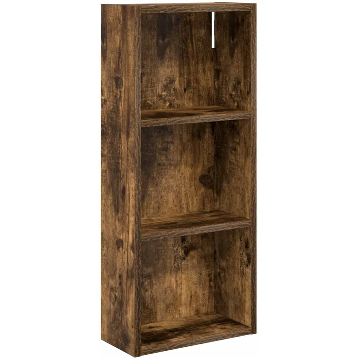 vidaXL Badezimmer-Wandschrank Geräucherte Eiche 30 x 14 x 70 cm 889331 – Bild 2