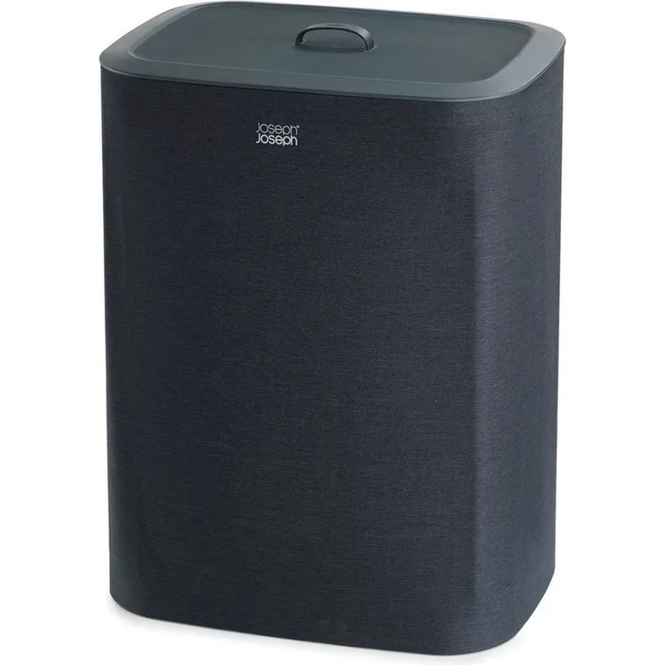 Joseph Joseph Wäschekorb Tota 90 L Schwarz Zubehör Waschen, Trocknen und Bügeln