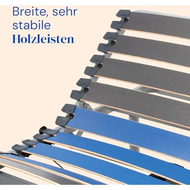 Gerialife® Elektrisches Gelenkbett, verstärkt mit viskoelastischer Matratze von 20 cm, kühles und weiches Gewebe, Doppelmotor (90x190 cm, Fernbedienung mit Kabel) – Bild 6
