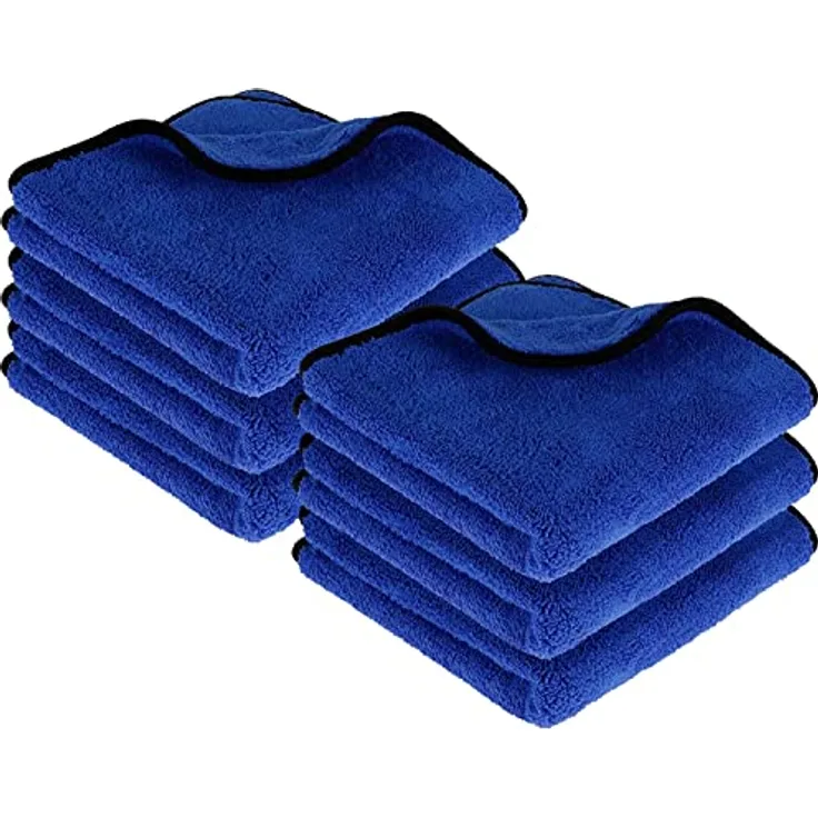 Mach1 Handtuch Set Premium Mikrofasertücher mit 600g/m² 40x40 cm in Profiqualität, (6-St)