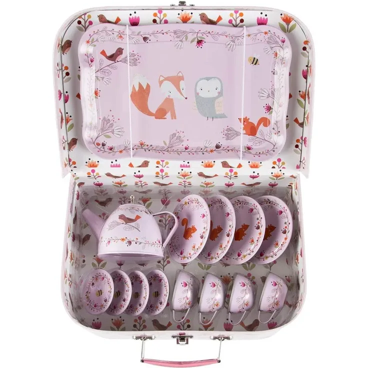 Picknickkoffer Teeservice Set "Woodland Friends"
