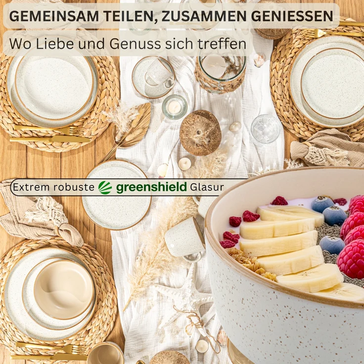 SÄNGER Schalen Set Rio Creme 4 teilig – Bild 3