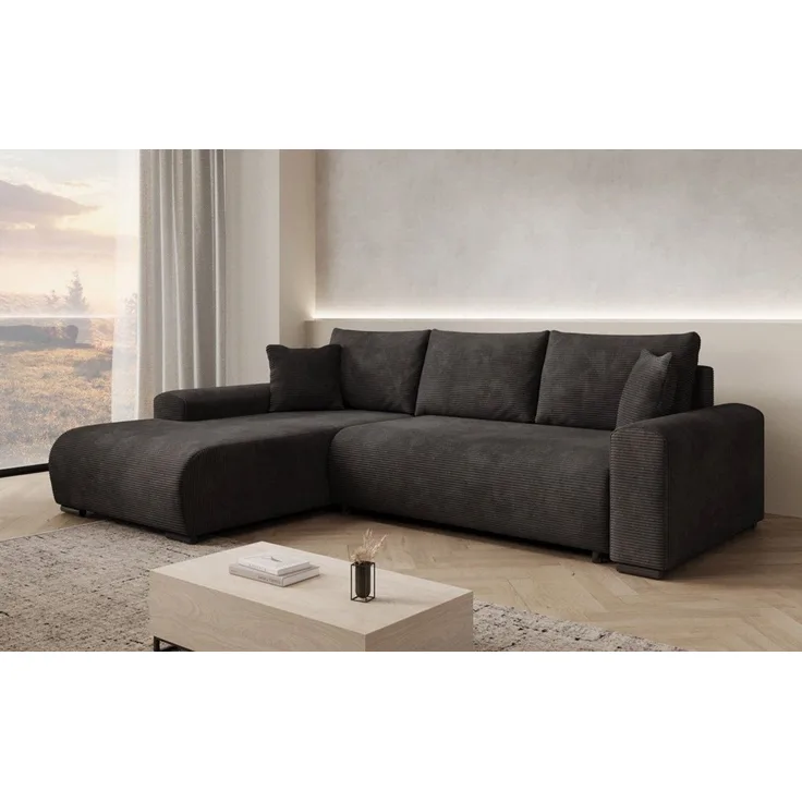 Luxusbetten24 Schlafsofa Designer Sofa Hanna, mit Schlaffunktion und Stauraum