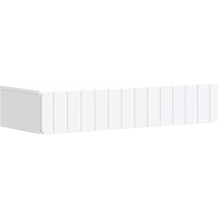 vidaXL Wandmontierter Beistelltisch Weiß 87,5 x 34,5 x 17 cm 898325 – Bild 2