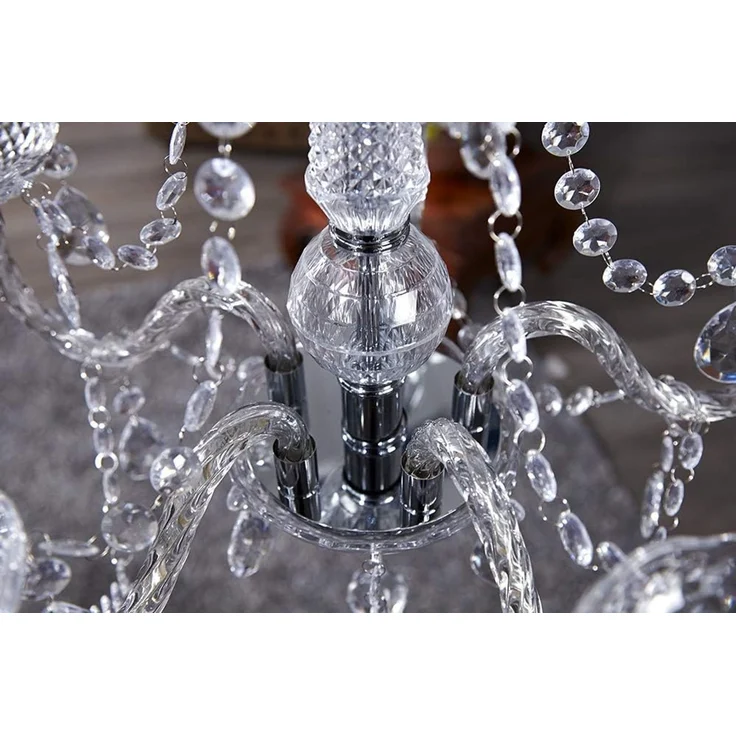 riess-ambiente Kronleuchter CRYSTAL 55cm klar, ohne Leuchtmittel, Hängelampe · Wohnzimmer · Acryl · Schlafzimmer · Barock Design – Bild 6