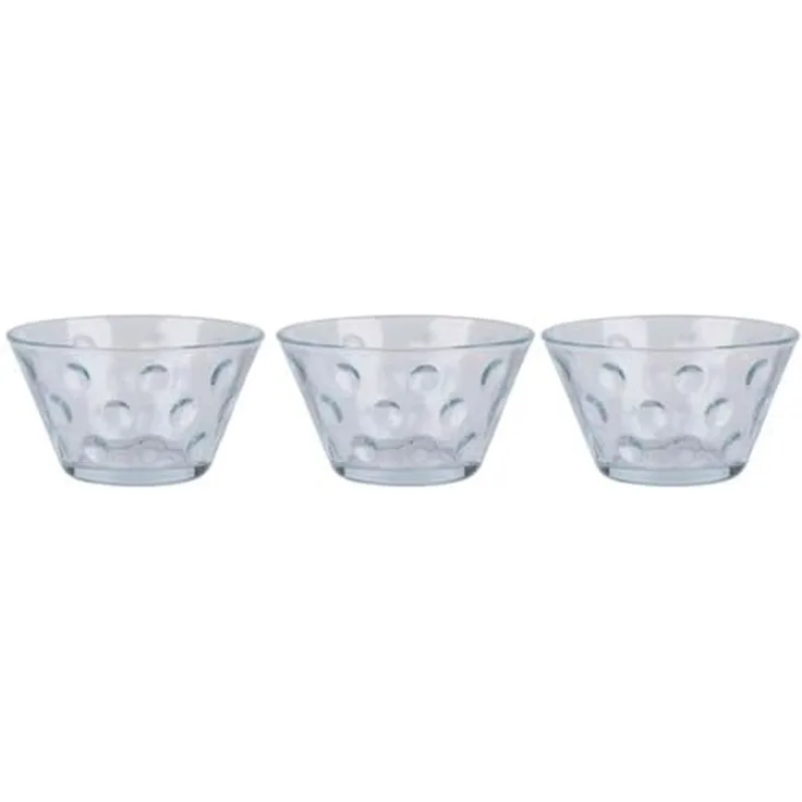 EDCO Dessertgläser 3er Set MIREL - Büro & Esszimmer & Küche Schalen & Schüsseln in Transparent