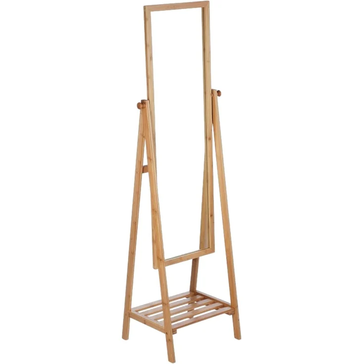 Relaxdays Standspiegel Bambus – Bild 4