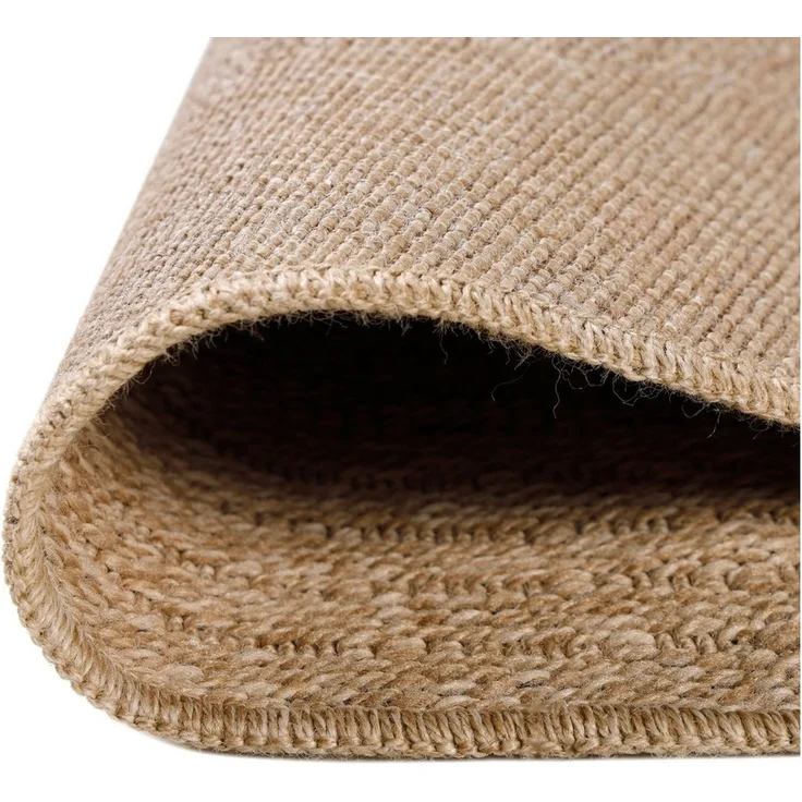 Carpettex Outdoorteppich Vintage Design, Rund, Höhe: 5 mm, Runder Teppich Vintage Design Naturfarben für Terrassen Küchen Balkon – Bild 3
