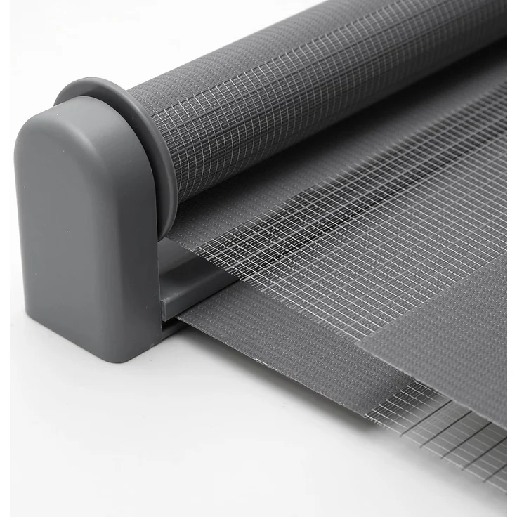 Sekey Doppelrollo Schnurlos Klemmfix ohne Bohren Sichtschutz Dunkelgrau 45x130cm – Bild 8
