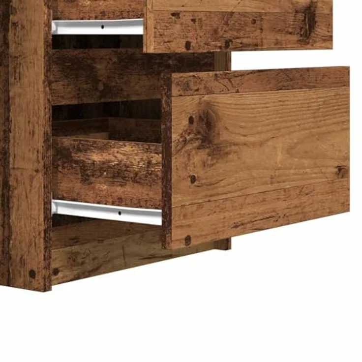 vidaXL Schreibtisch Altholz-Optik 140x50x77 cm Holzwerkstoff 855960 – Bild 9