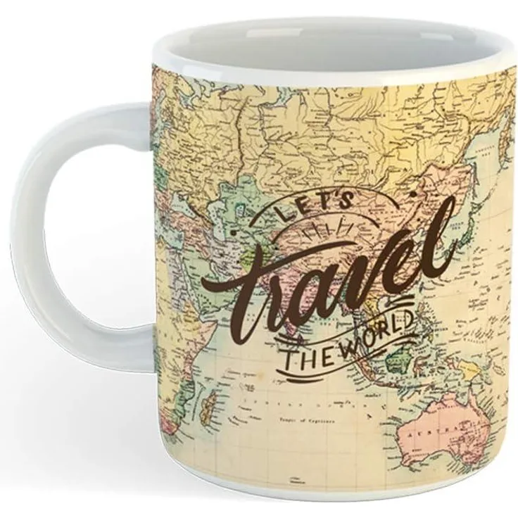 becher Maps 300 ml 12x10 cm Keramik beige
