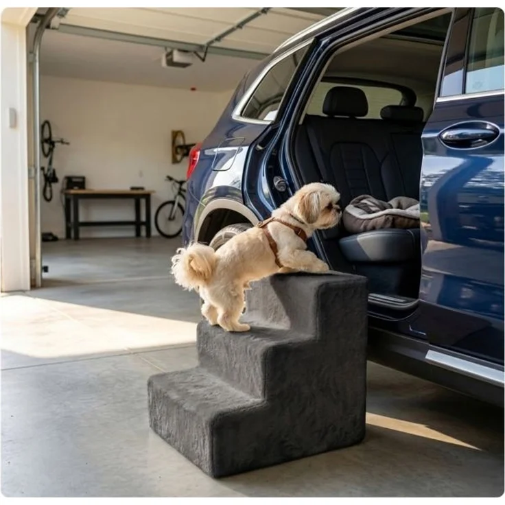 Relaxdays Hundetreppe mit 3 Stufen – Bild 7
