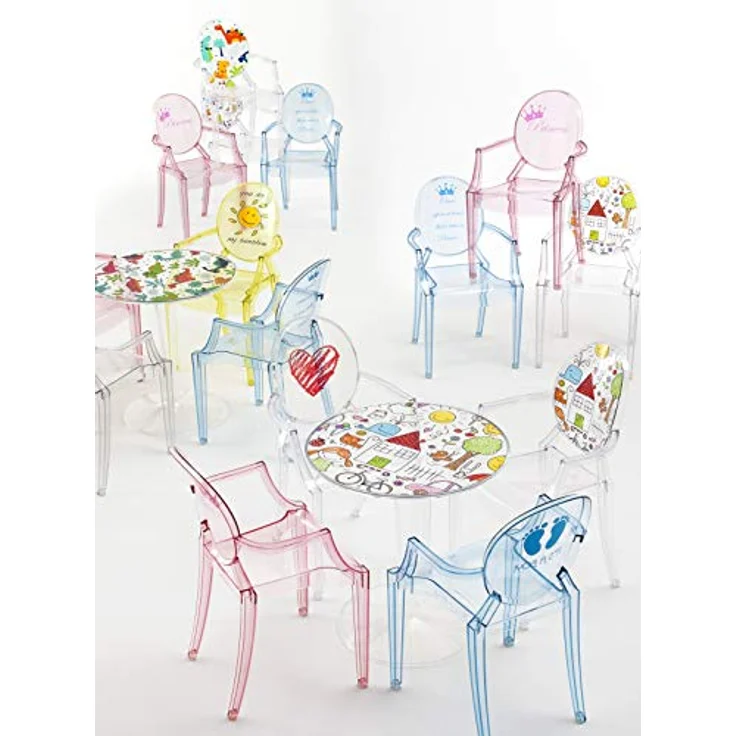 Kartell Loulou Ghost Kinderstuhl, Polykarbonat, transparent, 37 x 40 x 63 cm – Bild 9