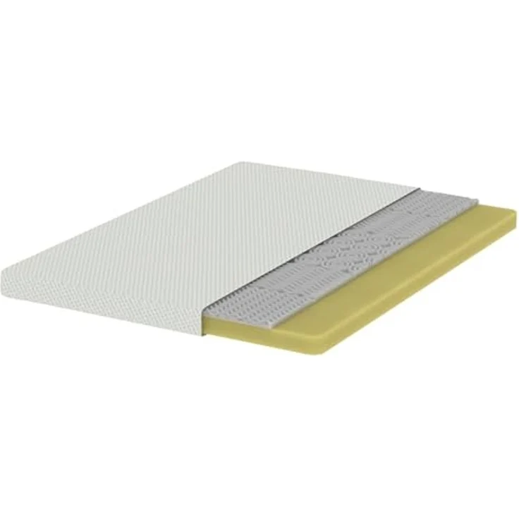 Zinus Schaumstoffmatratze, 135x190 cm, orthopädisch und ergonomisch, mittlere Festigkeit, Unterstützung von 5 Zonen, Höhe 11 cm, Öko-Tex-Zertifiziert – Bild 6