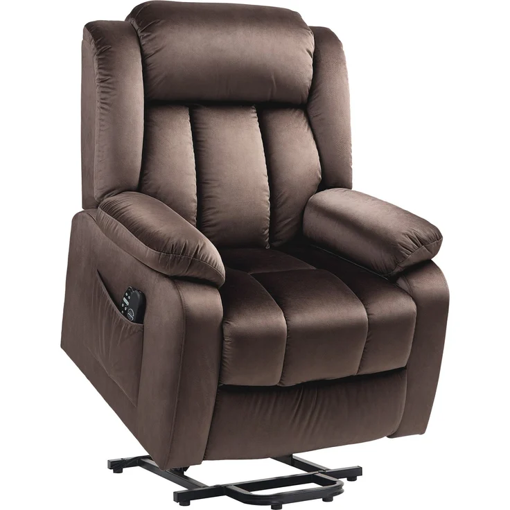 Fernsehsessel mit Aufstehhilfe, Massage & Heizung, 88x95x106 cm, Braun – Bild 3