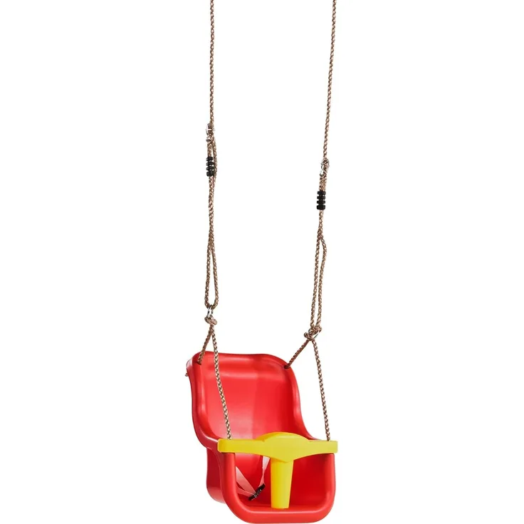 Babyschaukelsitz luxe rot-gelb