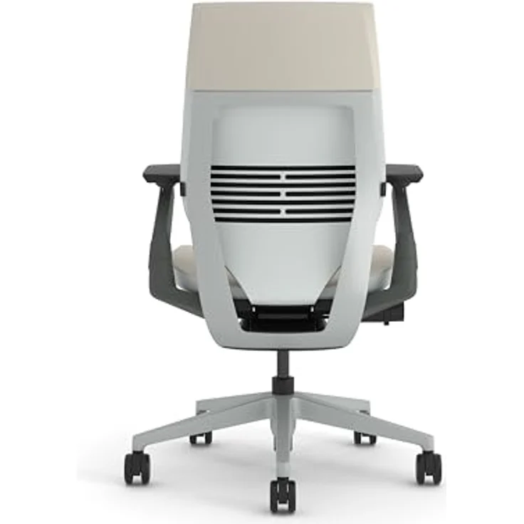 Steelcase Gesture Ergonomischer Bürostuhl mit 360° Armlehnen und 3D-Live Back Lumbalstütze Beige, 66 x 62.5 x 104 – Bild 6