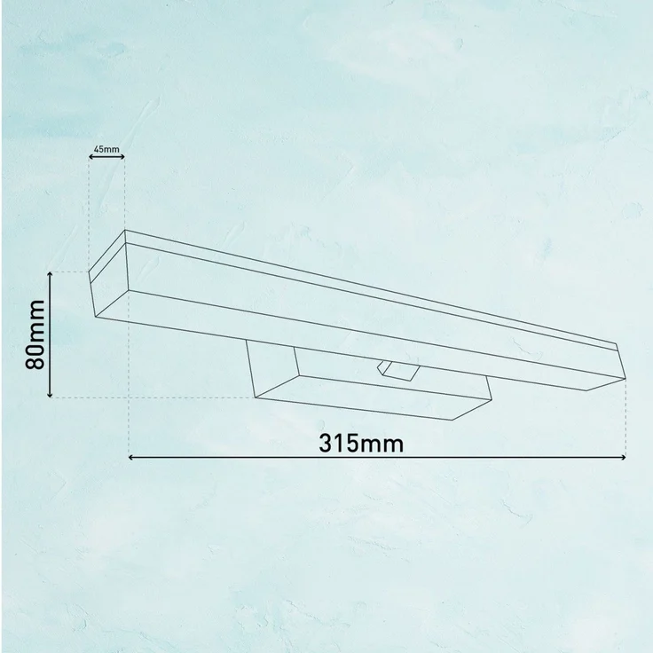 Wandleuchte Innen Wandlampe Wohnzimmer Spiegelleuchte Bad Schlafzimmer 1168542 – Bild 7
