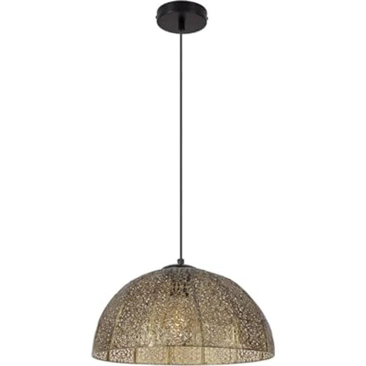 LEDKIA LIGHTING Aerba Pendelleuchte, Metall mit goldenem Finish, E27-Fassung für Wohnzimmer, Küche, Schlafzimmer – Bild 1