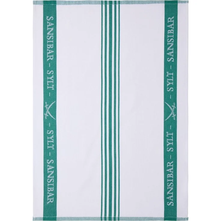 Sansibar Sylt Geschirrtuch Geschirrtücher-Set, 3-tlg, 50x70 cm, 100% Baumwolle, Premium Qualität, (Set, 3x Geschirrtuch, 50x70 cm, zwei verschiedene Designs), Jacquardgewebe, zwei verschiedene Motive – Bild 3