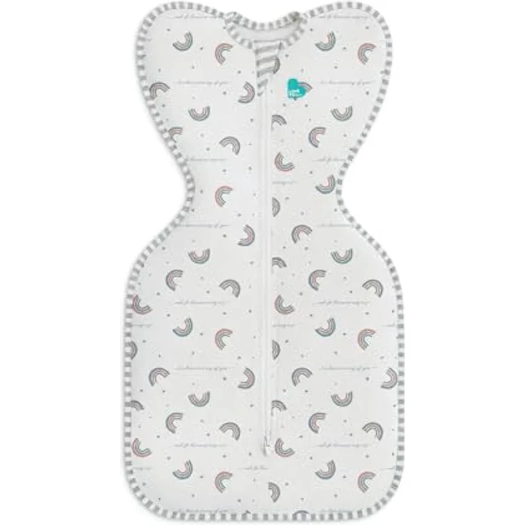 Love To Dream Puck-Babyschlafsack Neugeborenen-Essentials für 0–6 Monate alte Baby-Mädchen und -Jungen. 1,0 Tog-Babyschlafsack mit Armen, für komfortablen und ruhigen Schlaf, Von Hebammen empfohlen – Bild 2