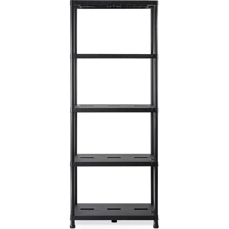 Ondis24 Regal, Lagerregal, 71 x 35 x 180 (H) cm, Steckregal, Kunststoffregal, 15 Zoll Schwerlastregal, bis zu 180 kg belastbar