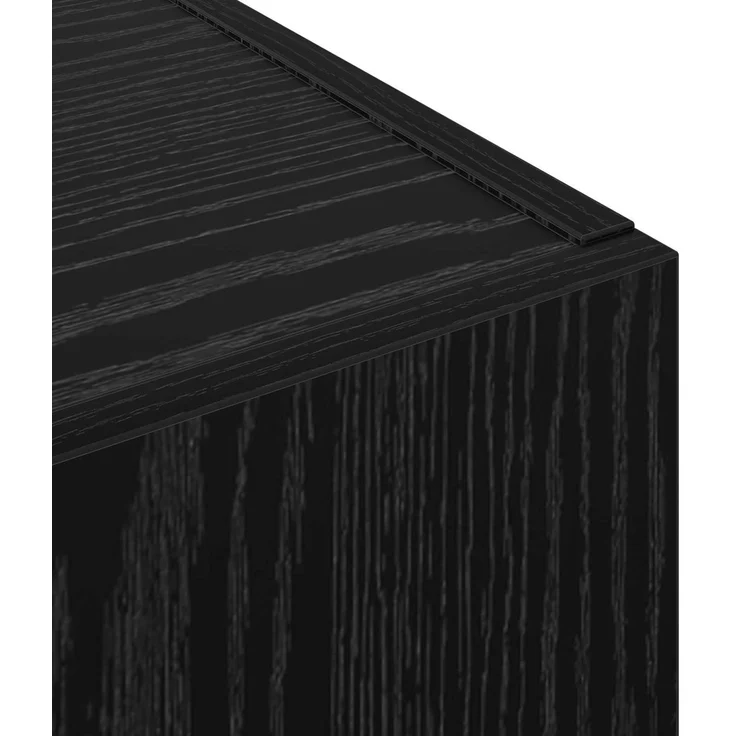 vidaXL Büroschrank Schwarz Eichen-Optik 60 x 32 x 115 cm Holzwerkstoff 879638 – Bild 9