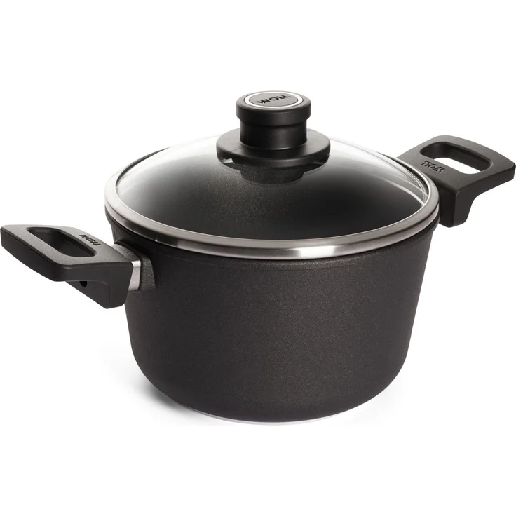 WOLL Gusstopf NB-NTI-120-L Nowo Titanium Induction Ø 20 cm langlebige Titaniumversiegelung Guss‑Aluminium Induktionsboden Abnehmbarer Griff Alle Herdarten bis 250 °C Spülmaschinenfest – Bild 1