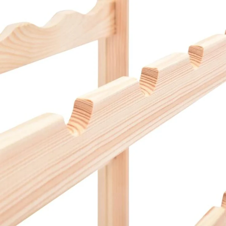 vidaXL Weinregal für 30 Flaschen Kiefernholz 286194 – Bild 6