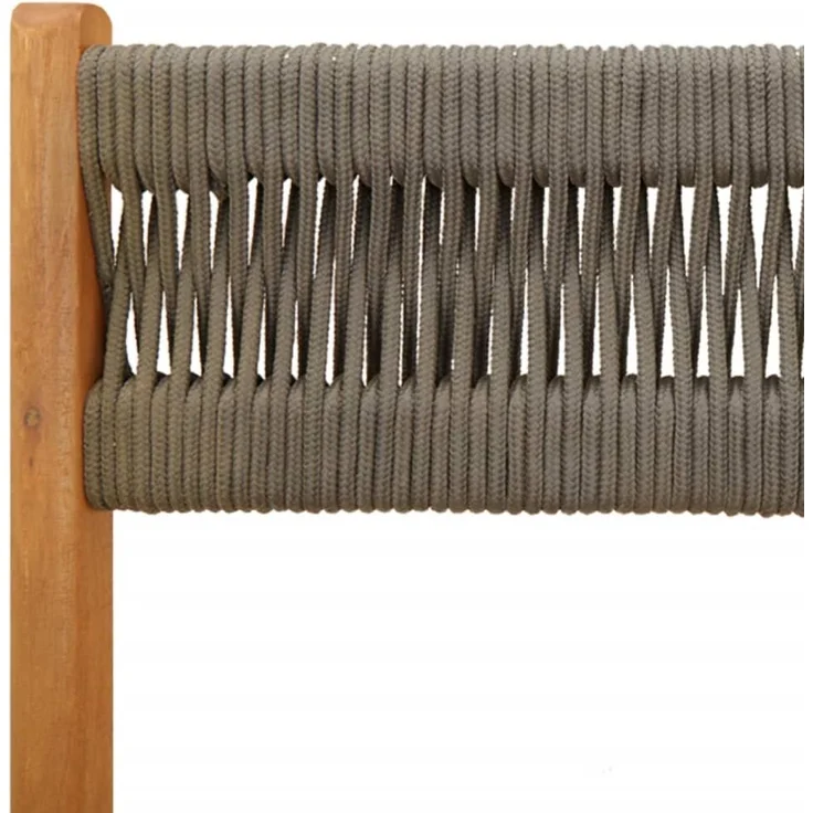 vidaXL Gartenstühle 6 Stk. Klappbar Grau Massivholz Akazie 3214605 – Bild 8