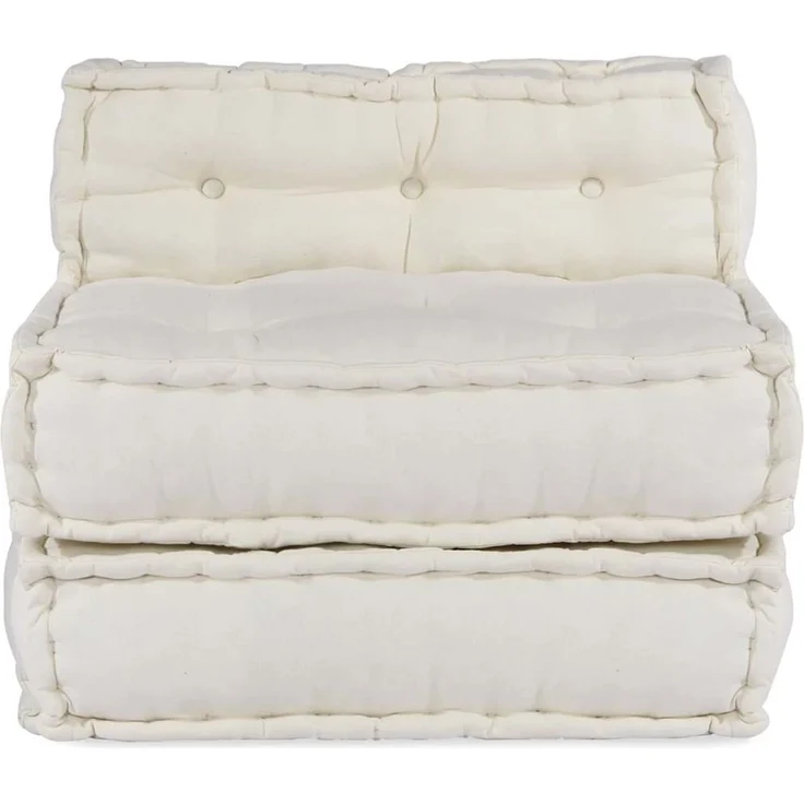 vidaXL Modulares Sofaelement Creme 70 x 70 x 54 cm Stoff 4019022 – Bild 3