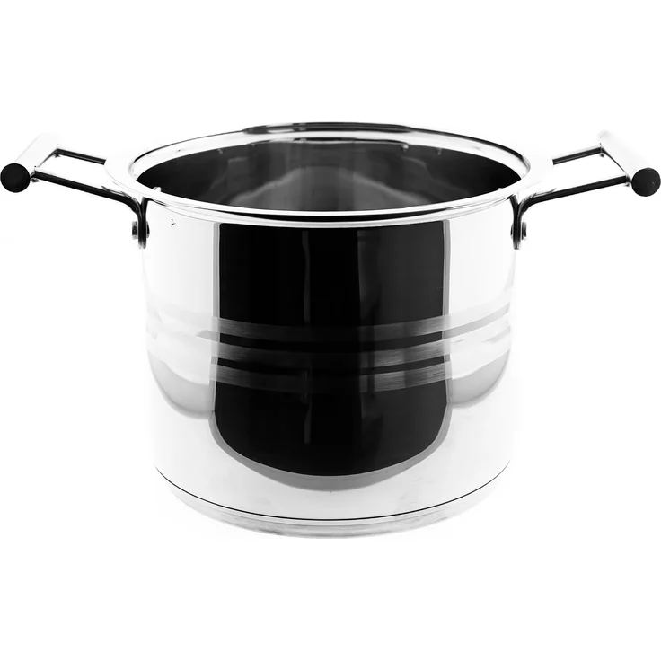 Sunay Couscous Pot aus Edelstahl Kochtopf mit Siebeinsatz in Silber 8L – Bild 5