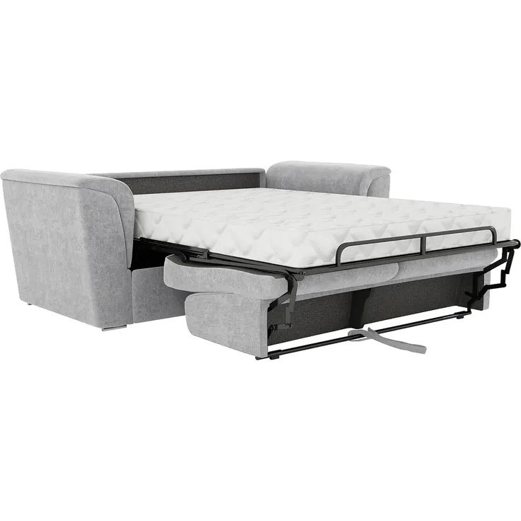 Vente-unique - RIZORA Sofa Stoff Grau - B 223 cm96 cm x H 88 cm x L 210 cm – Bild 5