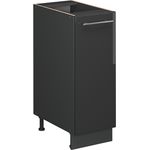 Apothekerschrank Fame-Line Anthrazit Hochglanz 30 cm , AP Marmor Vicco