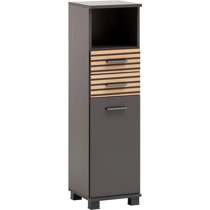 Schildmeyer Midischrank Katta, Breite 30 cm Wechselbarer Türanschlag, Schubladen mit Akustikprint – Bild 4