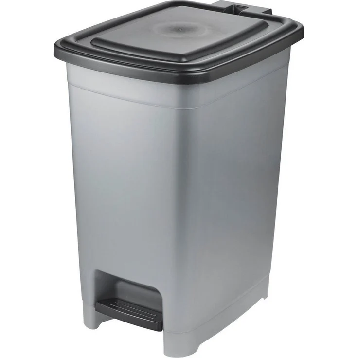 keeeper Mülleimer olaf, leicht zu reinigen, komfortables Öffnen und Schließen mit Tretpedal – Bild 1