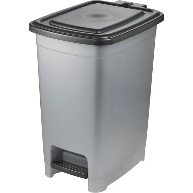 keeeper Mülleimer olaf, leicht zu reinigen, komfortables Öffnen und Schließen mit Tretpedal